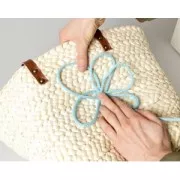 Hilo para tricotar a medida 5 mm - Verde Turquesa x5m