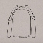 PatrónAime Comme Marie - Aime comme Maharani - chemisier épaule dénudée