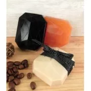 Mini Molde de fantasía para hacer jabones DIY Diamante Rectángulo