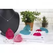 Mini Molde de fantasía para hacer jabones DIY Diamante Rectángulo