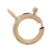 Cierre de reasa con anillo cerrado 6 mm de Gold filled