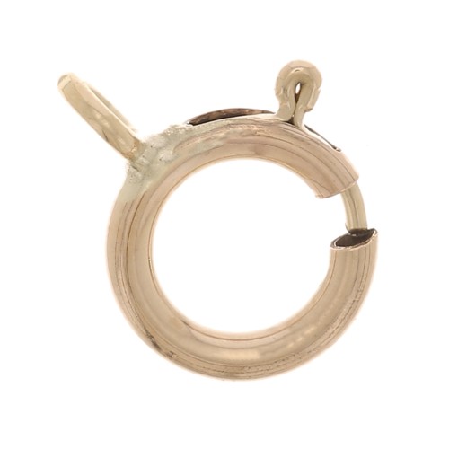 Cierre de reasa con anillo cerrado 6 mm de Gold filled