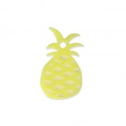 Dije Tropical Piña 20 mm - para hacer tus propios accesorios & Bisutería - Amarillo x1