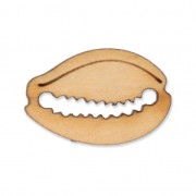Colgante Concha de madera 20x13 mm - para hacer tus propios accesorios & Bisutería DIY|raw }}