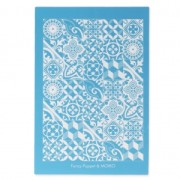 Silk Screen Moiko para Arcilla Polimérica 74x105 mm - Estilo cuadrado de cemento 1,5 cm design Fancy Puppet|raw }}