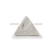 Cuenta de metal triangular 7 mm Chapado Plateado envejecido|raw }}