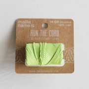 Hilo de algodón encerado wax para macramé - Kesi Art - 1 mm Phosphore x 20 m