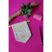 Hilo de algodón encerado wax para macramé - Kesi Art - 1 mm Phosphore x 20 m