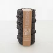 Hilo para hacer trabajos en macramé - Kesi Art - 6 mm Charbonneux x 30 m