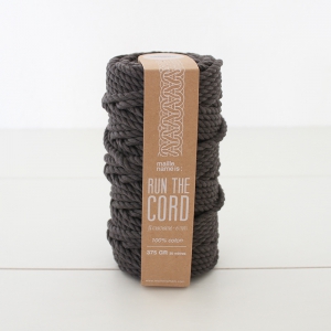 Hilo para hacer trabajos en macramé - Kesi Art - 6 mm Charbonneux x 30 m