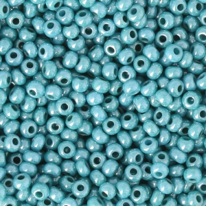 Cuentas de Rocalla Preciosa 11/0 de 2 mm - Verde brillante x 20 g
