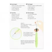 5 lamas de recambio para cutter de précision x1