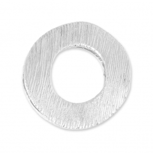 Joyería elegante colgante 19 mm para polaris 8 y 10 mm plateado satinado