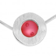 Joyería elegante colgante 19 mm para polaris 8 y 10 mm plateado satinado