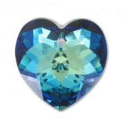 Corazón PureCrystal 6215 18 mm Crystal Bermuda Blue x1