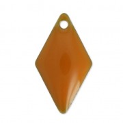 Lentejuelas diamante 16x9 mm de metal y resina epoxi - Mostaza x8