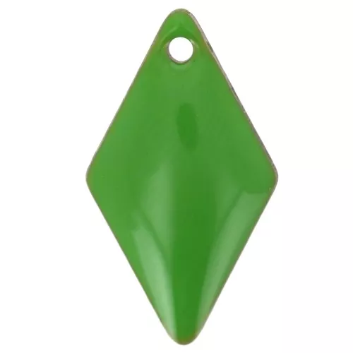 Strass de metal y resina epoxi 16x9 mm - Verde x8