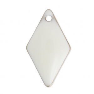 Strass de metal y resina epoxi 16x9 mm - Blanco x8