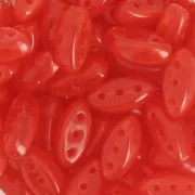 Cuentas de vidrio checa 3 agujeros Cali Beads 3x8mm Dark Hyacinth Opal x30