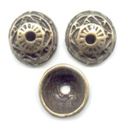Casquillas 12 mm color bronce x4