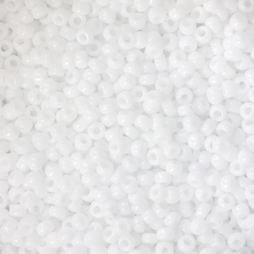 Cuentas Rocalla Miyuki 11/0 402 - Blanco x 100 g