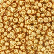 Cuentas Rocalla Miyuki 15/0 1053 - Amarillo dorado galvanizado x 100 g