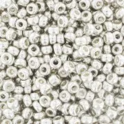 Cuentas Rocalla Miyuki 15/0 1051 - Plata galvanizada x 100 g