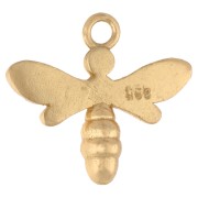 Colgante Abeja 13,5 mm - Plata de Ley 925 Dorado x1