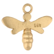 Colgante Abeja 13,5 mm - Plata de Ley 925 Dorado x1