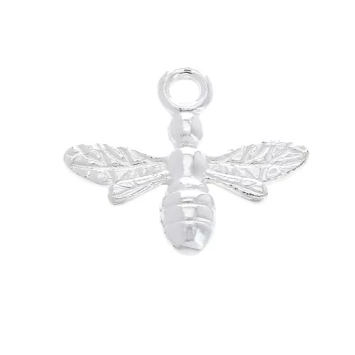 Colgante Abeja 13 mm de Plata 925 x1