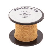 Hilo de cobre 0.315 mm Gold x 70 m|raw }}