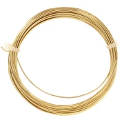 Alambre de latón para joyería, hilo redondo de 0,8 mm, sin pulir, con tratamiento antioxido, 6 m