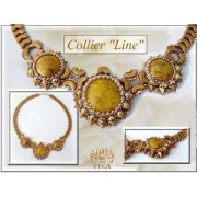 Cabuchón de vidrio par Puca® 18 mm Red Corail Luster Bronze x 1