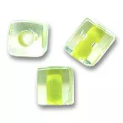 Cubos Miyuki 3 mm SB3-245 - Crystal Lime Lined x10g