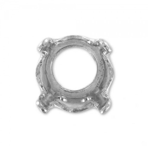 Engaste PureCrystal 1028/1088/1122 redondo 6 mm rodiado x1