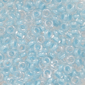 Rocalla Toho Demi Round 8/0 TO8RDR1079 - Crystal Baby Blue Lined x5g