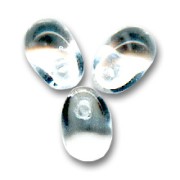 Mini-Gotas 4x6 mm Crystal  x50