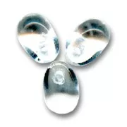 Mini-Gotas 4x6 mm Crystal  x50