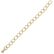 Cadena de extensión de malla Rombo, 70 mm, Acero inoxidable 304L Dorado x1|raw }}