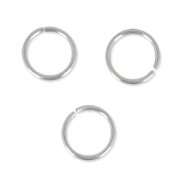 Anillas abiertas 8 x 0,8 mm Acero inox x25|raw }}