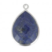 Colgante gota 13x17mm engaste Plata 925  / Lapis x1|raw }}