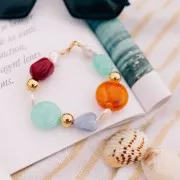 Bolitas de latón de Fabricación Europea 10 mm Dorado con oro fino x 5