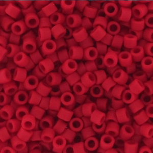 Miyuki Delica 11/0 DB0753 - Rojo mate opaco x 100 g