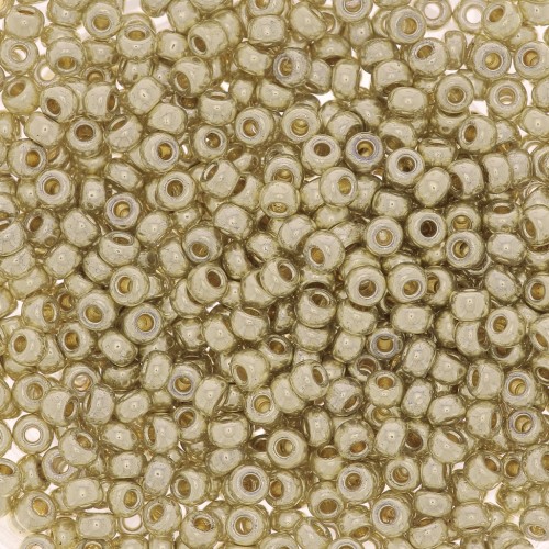 Cuentas Rocalla Miyuki Duracoat 11/0 4201 - Plata galvanizada x 100 g