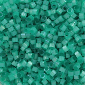 Miyuki Delica 11/0 DB1813 - Dyed Aqua Green Silk Satin