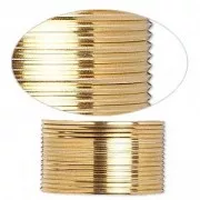 Hilo cuadrado duro 1 mm de Gold Filled x1.5m