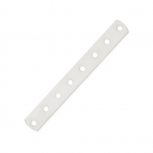 Entrepieza 8 filas 36 x 4.5 mm chapado en plata fina x1