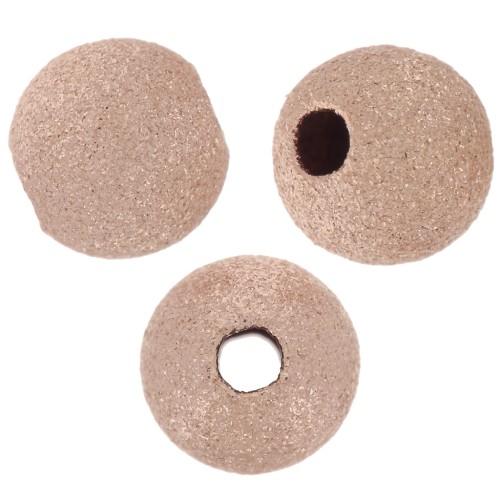 Bolas diamantadas 5 mm de Rosa Gold filled x5