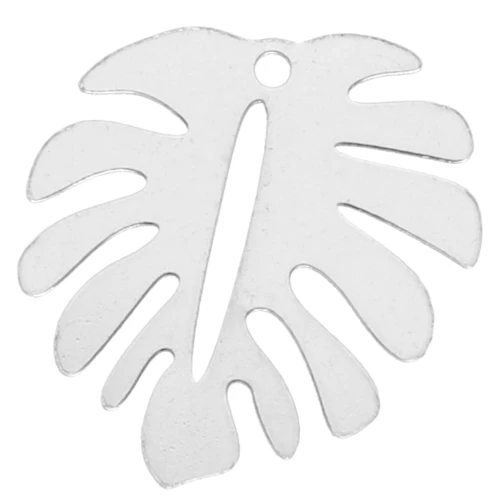 Dije Hoja de Filodendro 17x15 mm - Plata 925 x1