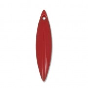 Lanzaderas de metal y resina epoxi 25x5,5 mm - Rojo oscuro x10